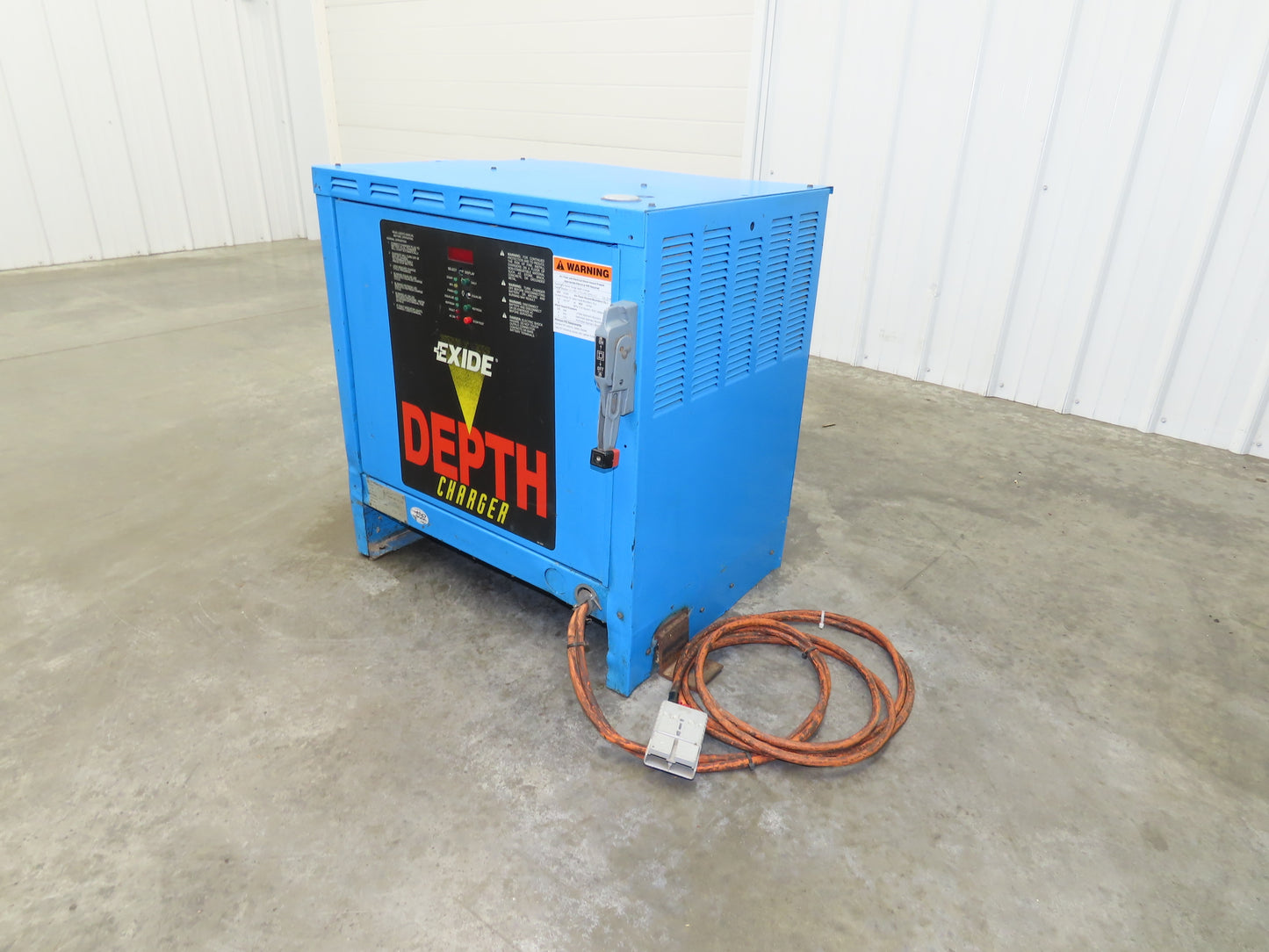 Exide D3E-12-550B Depth Forklift Battery Charger 24V 550Ah 88A 208/240/480V 3Ph