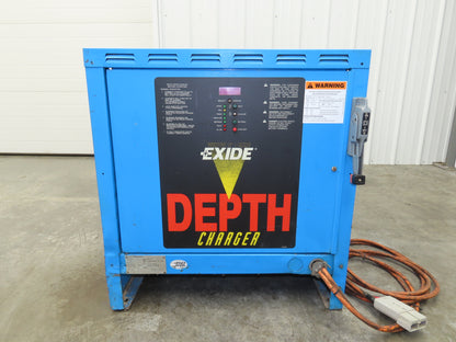 Exide D3E-12-550B Depth Forklift Battery Charger 24V 550Ah 88A 208/240/480V 3Ph