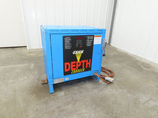 Exide D3E-12-550B Depth Forklift Battery Charger 24V 550Ah 88A 208/240/480V 3Ph