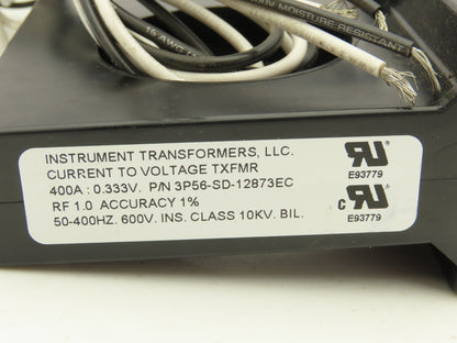 Instrument Transformers Current To Voltage Transformer 400A:0.333V 50-400Hz 600V