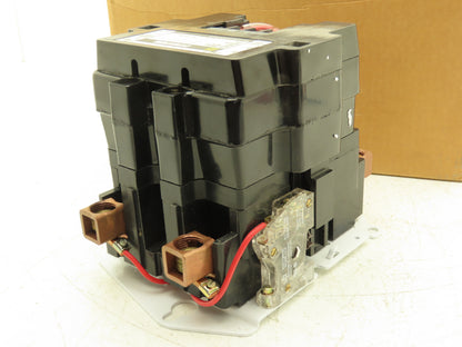 Square D 8502 SFO1 NEMA Size 4 Motor Starter 2-Pole Contactor DC 600V 240V Coil