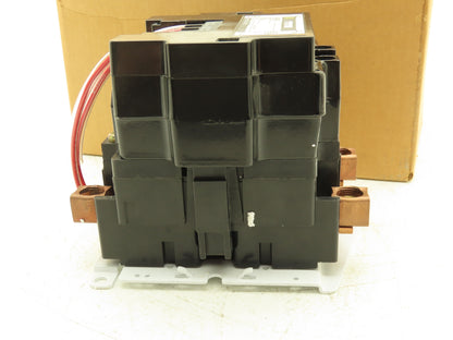 Square D 8502 SFO1 NEMA Size 4 Motor Starter 2-Pole Contactor DC 600V 240V Coil