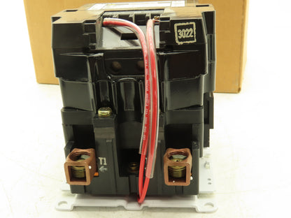 Square D 8502 SFO1 NEMA Size 4 Motor Starter 2-Pole Contactor DC 600V 240V Coil