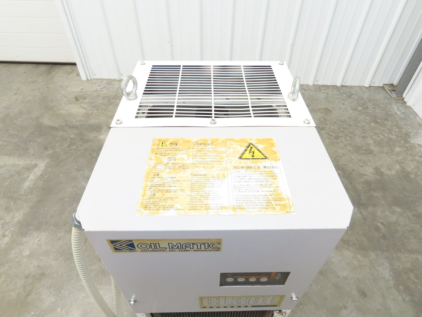 Kanto Seiki CL300B-Z-1 Oilmatic Hydraulic Oil Chiller Temp Regulator 220V 3Ph