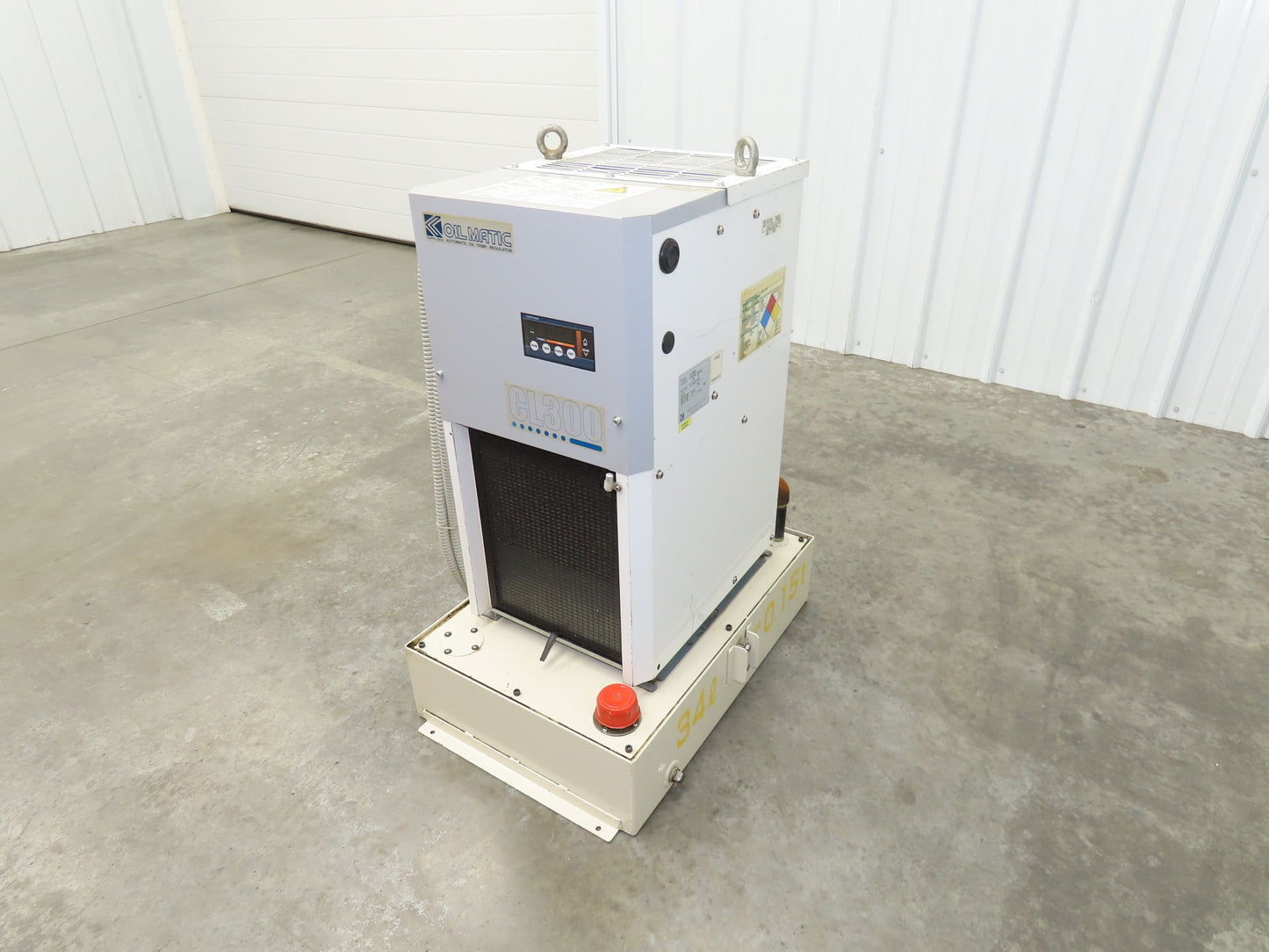 Kanto Seiki CL300A Oilmatic Hydraulic Oil Chiller Temp Regulator 220V 3Ph