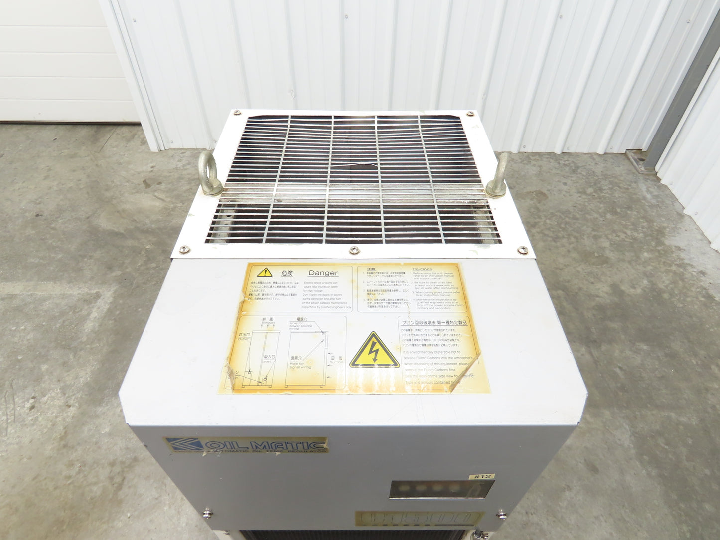 Kanto Seiki CL1500B-4 Oilmatic Hydraulic Oil Chiller Temp Regulator 220V 3Ph