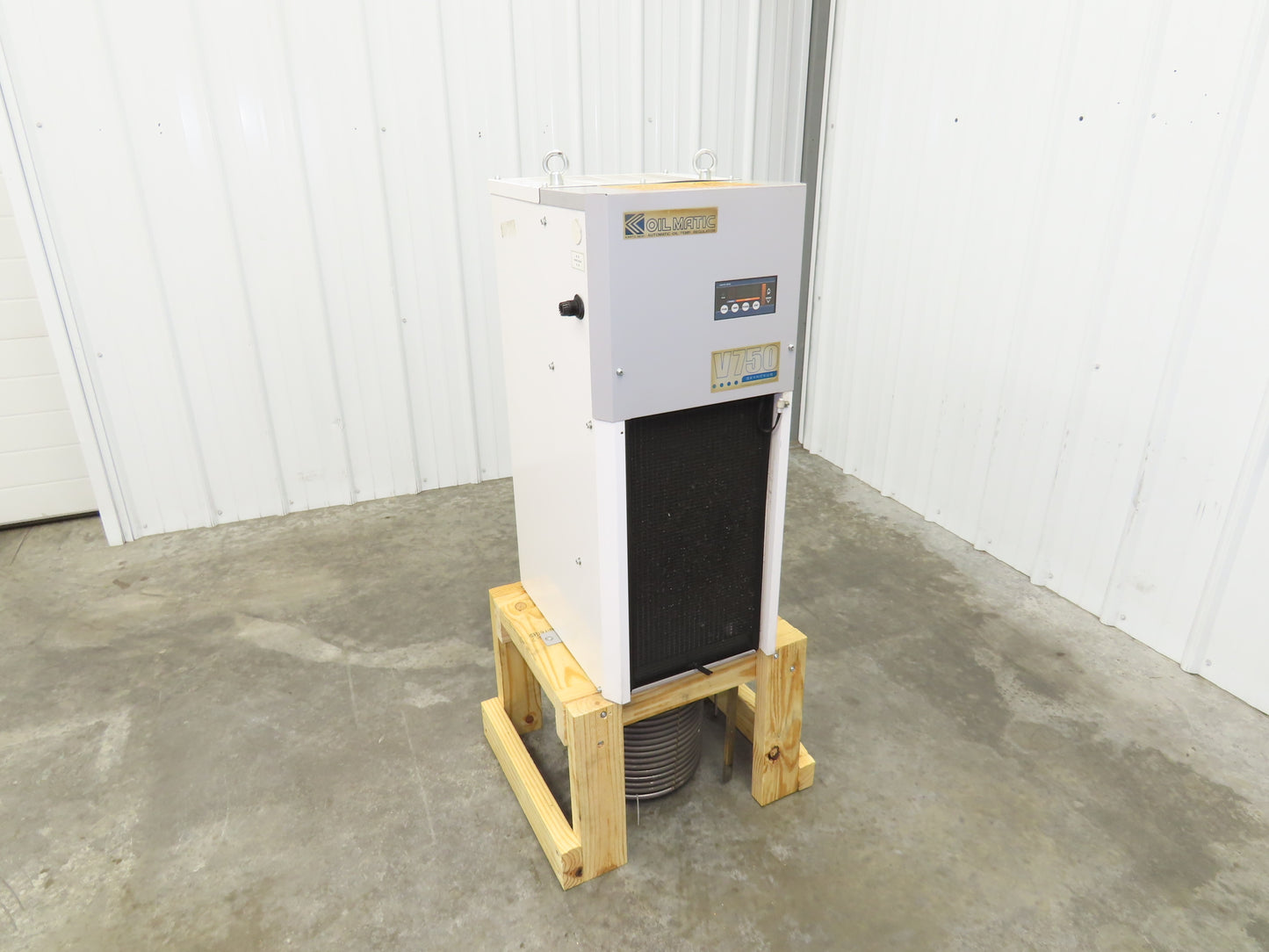 Kanto Seiki V750A-HU Oilmatic Hydraulic Oil Chiller Temp Regulator 220V 3Ph