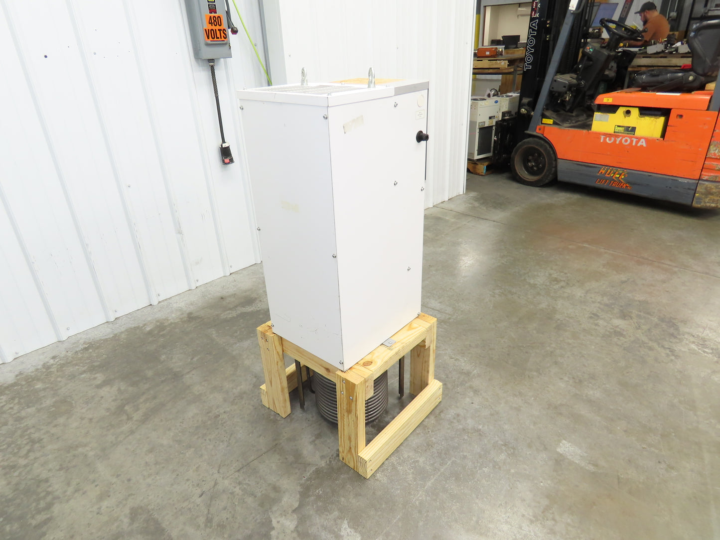 Kanto Seiki V750A-HU Oilmatic Hydraulic Oil Chiller Temp Regulator 220V 3Ph