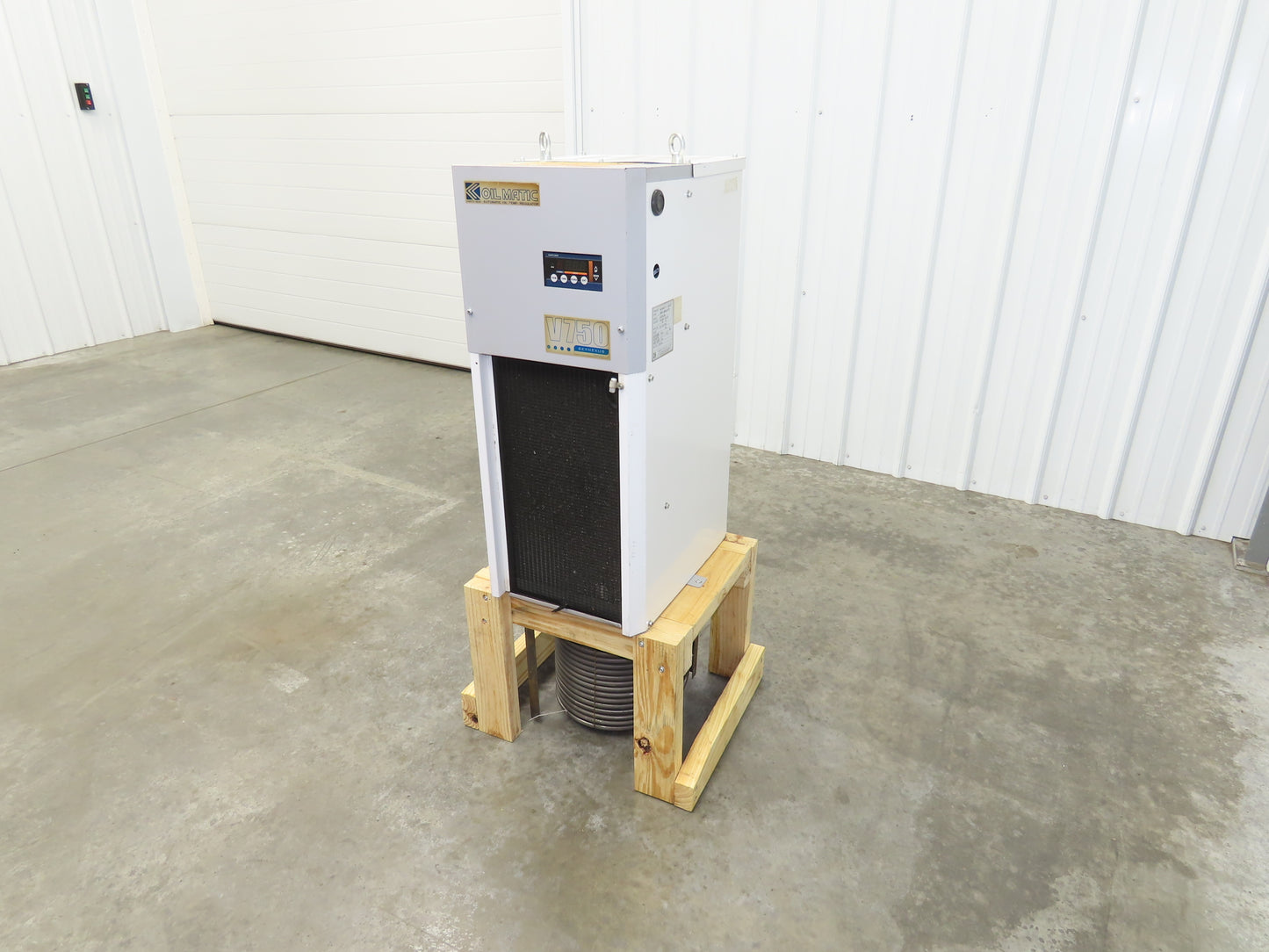Kanto Seiki V750A-HU Oilmatic Hydraulic Oil Chiller Temp Regulator 220V 3Ph