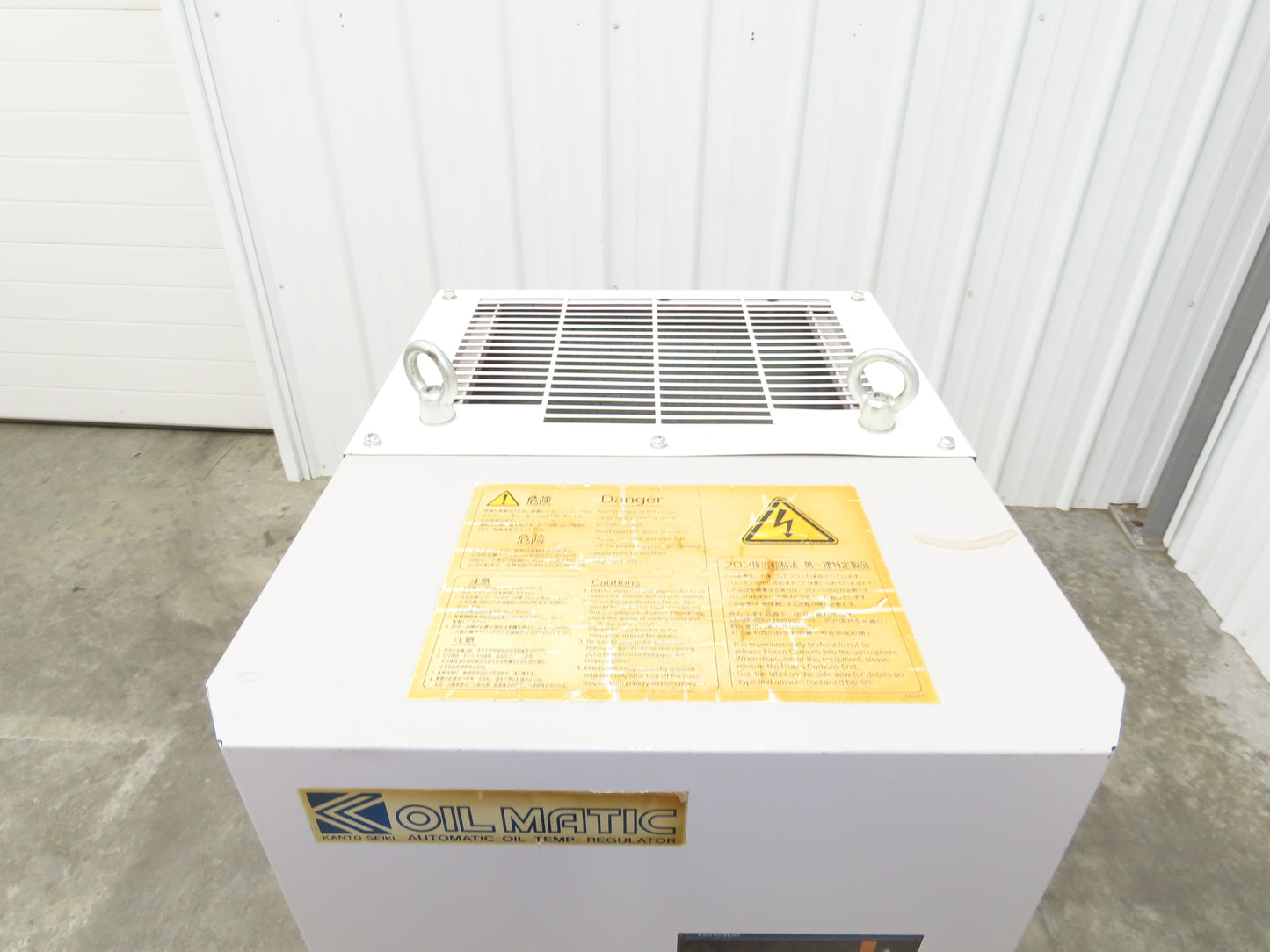 Kanto Seiki V750A-HU Oilmatic Hydraulic Oil Chiller Temp Regulator 220V 3Ph