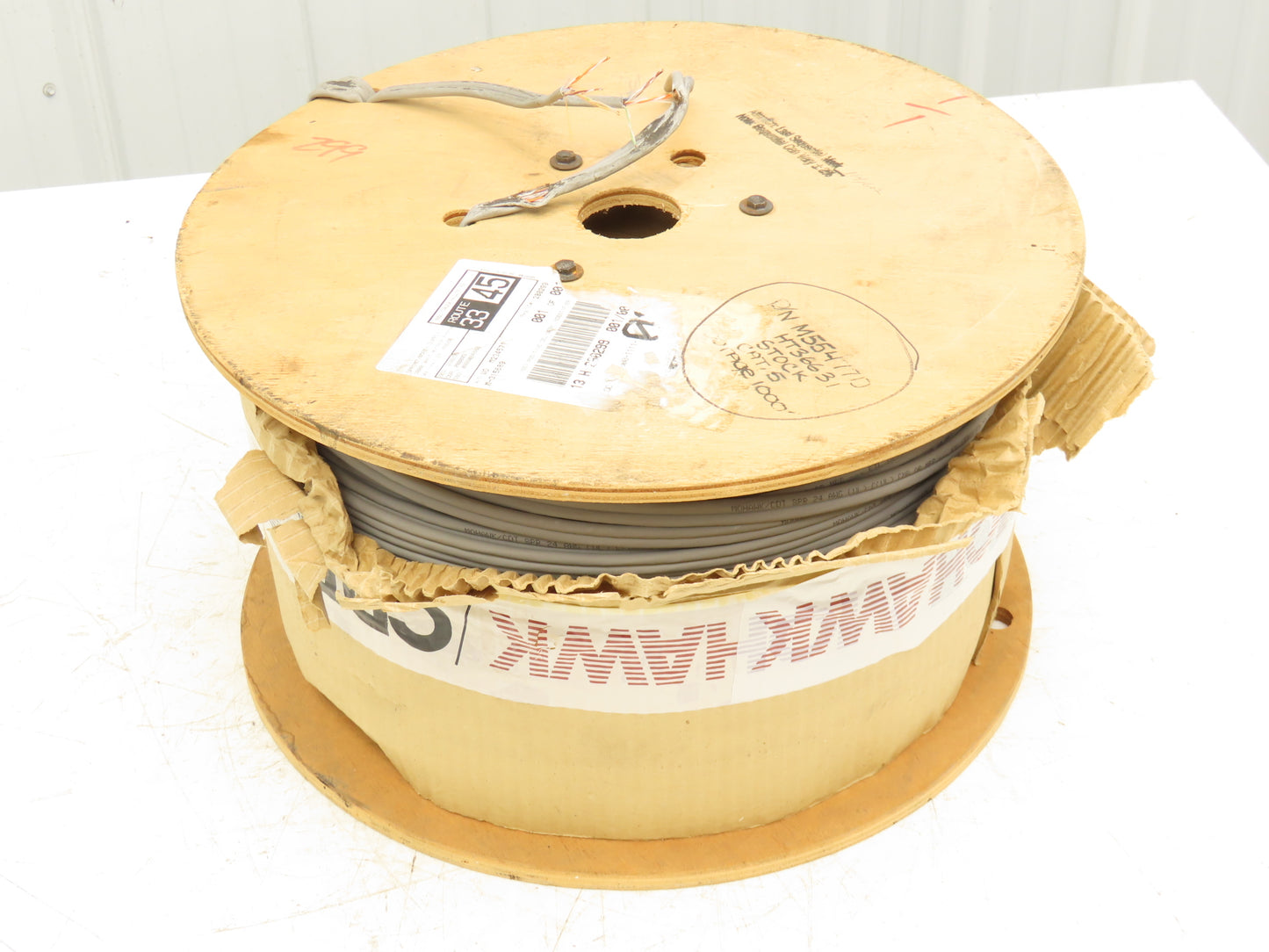 Mohawk TIA/EIA-568-A Cat 5 Unshielded Datatwist Cable 2x4 8-Pair 24awg 1000'