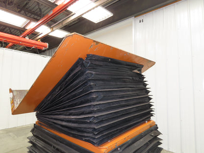 Airfloat Pneumatic Lift Tilt Table Tote Tipper 2000lbs 32° Degree 54x48" Top