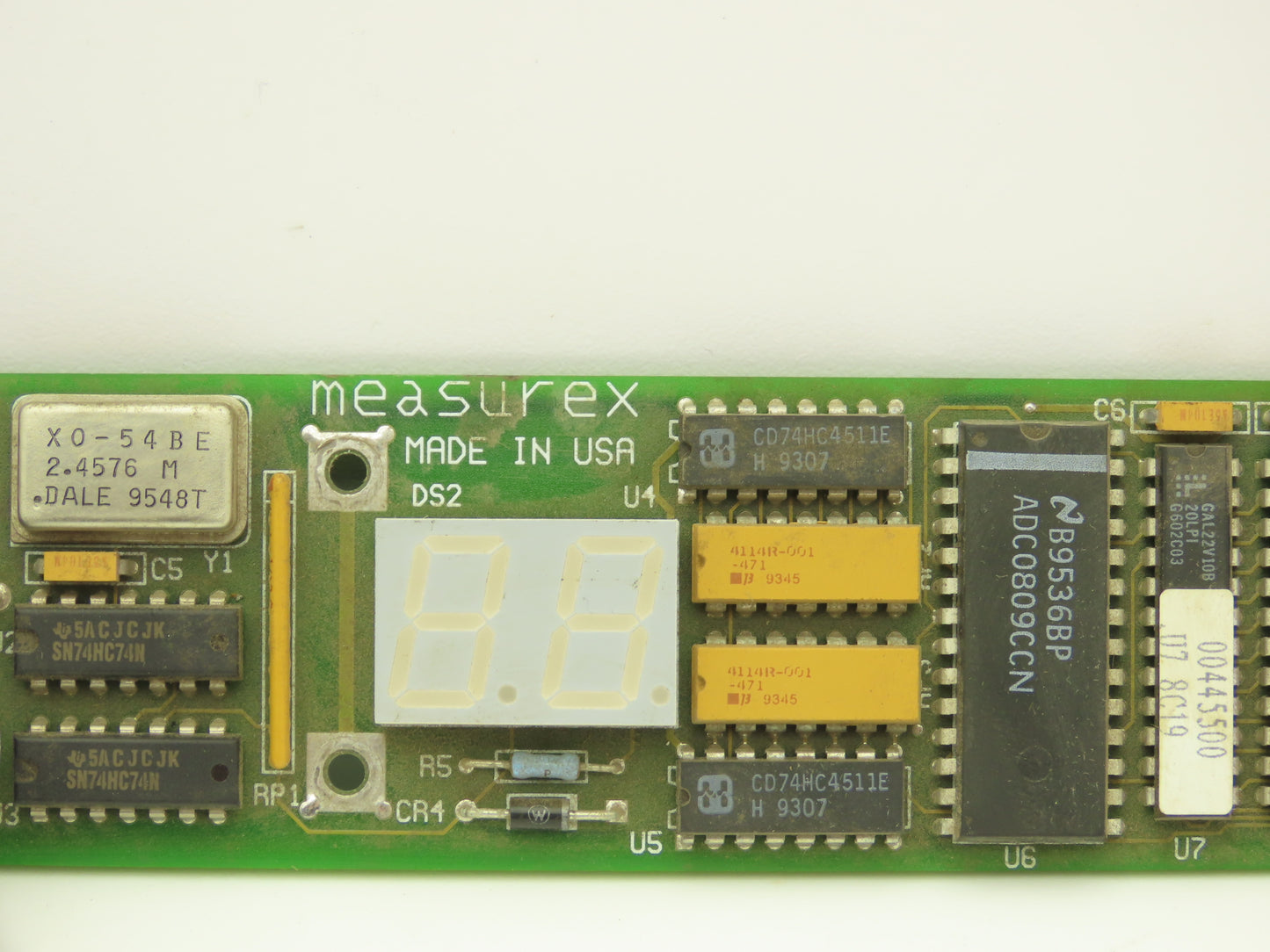 Measurex 05408000 Temperature Controller Printed Circuit Board Rev B PCB G4 0DC5