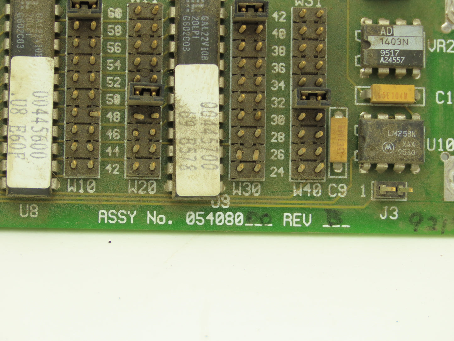 Measurex 05408000 Temperature Controller Printed Circuit Board Rev B PCB G4 0DC5