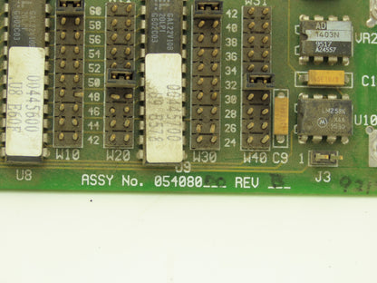 Measurex 05408000 Temperature Controller Printed Circuit Board Rev B PCB G4 0DC5