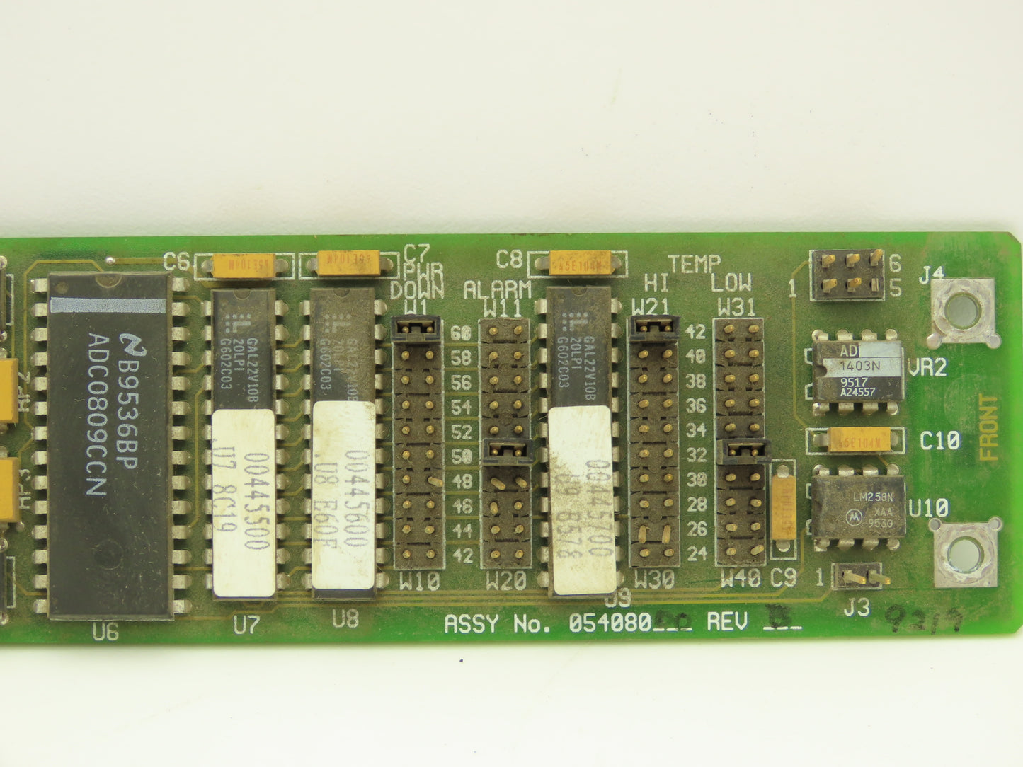 Measurex 05408000 Temperature Controller Printed Circuit Board Rev B PCB G4 0DC5