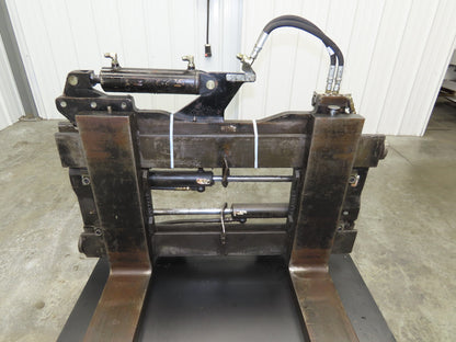 Cascade Forklift Class 3 SideShift Fork Positioner Attachment 10000lb 48" Forks
