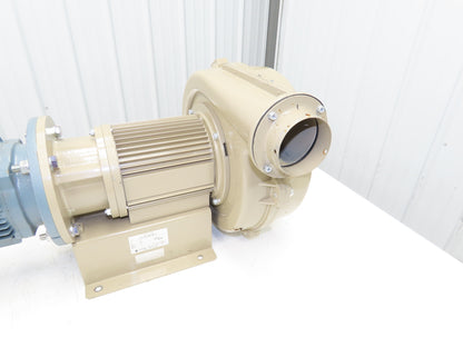 Showa Denki U75-H2-D00-M112 Centrifugal Blower Fan 332 CFM .75kw 230V 3PH 75mm