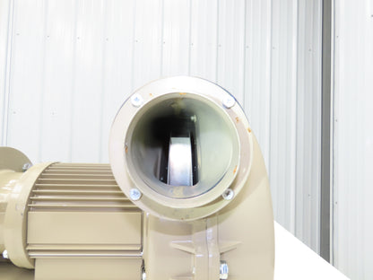 Showa Denki U75-H2-D00-M112 Centrifugal Blower Fan 332 CFM .75kw 230V 3PH 75mm