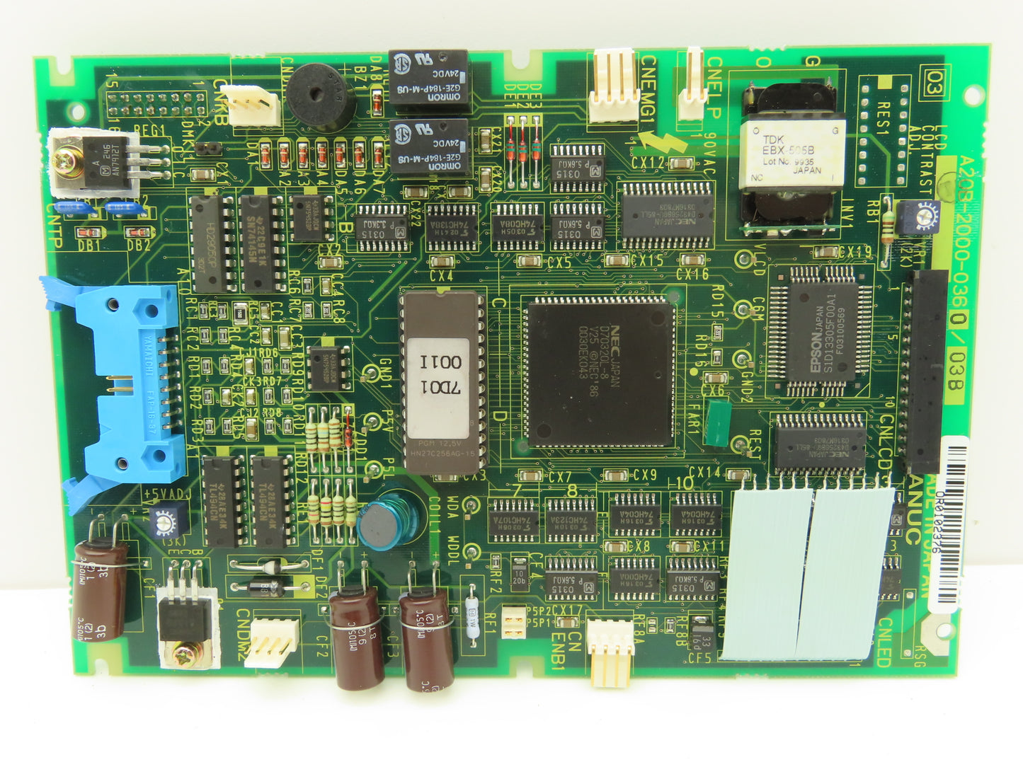 Fanuc A20B-2000-0360/03B TP Control RJ Teach Pendant Printed Circuit Board PCB