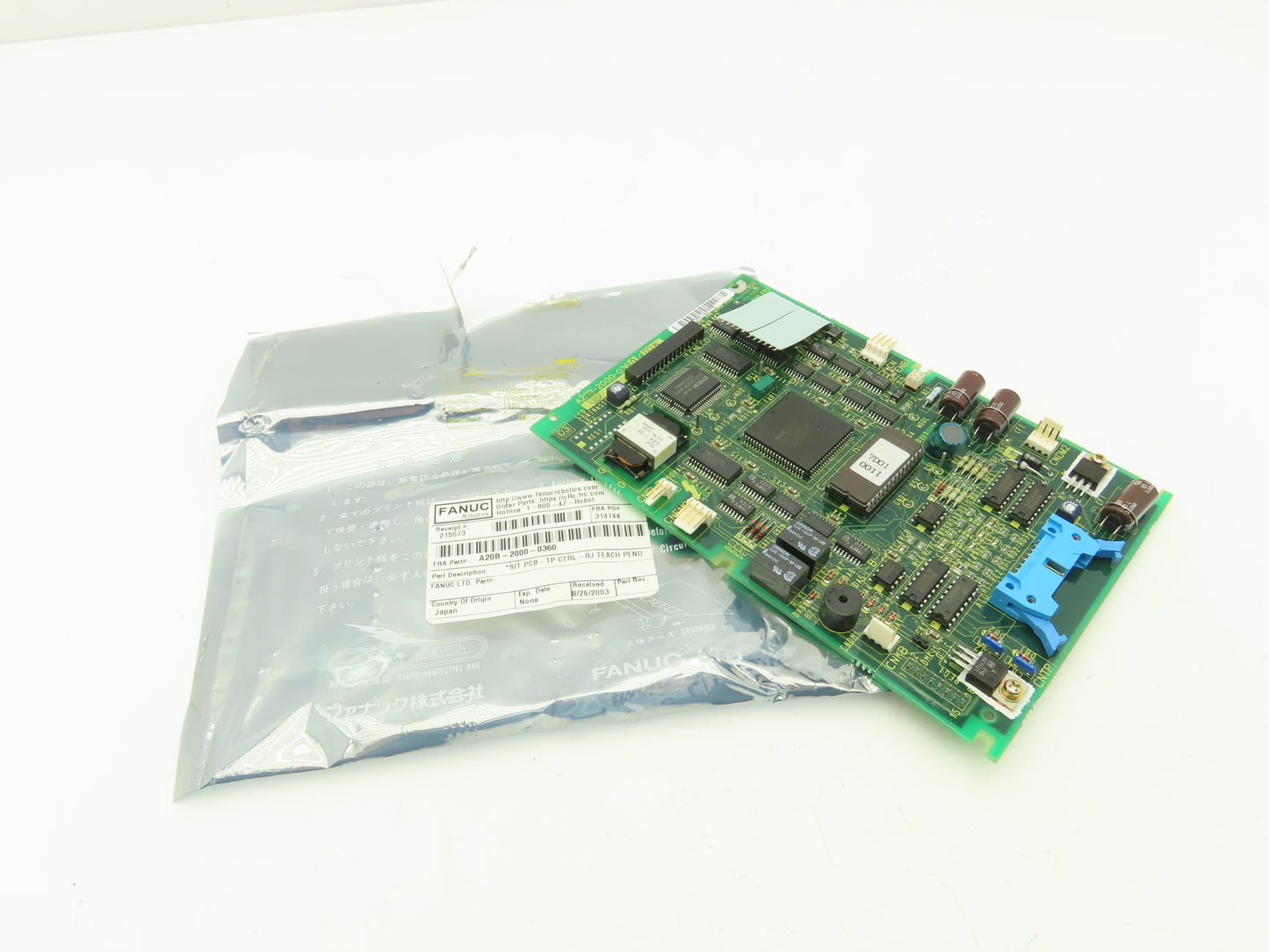 Fanuc A20B-2000-0360/03B TP Control RJ Teach Pendant Printed Circuit Board PCB