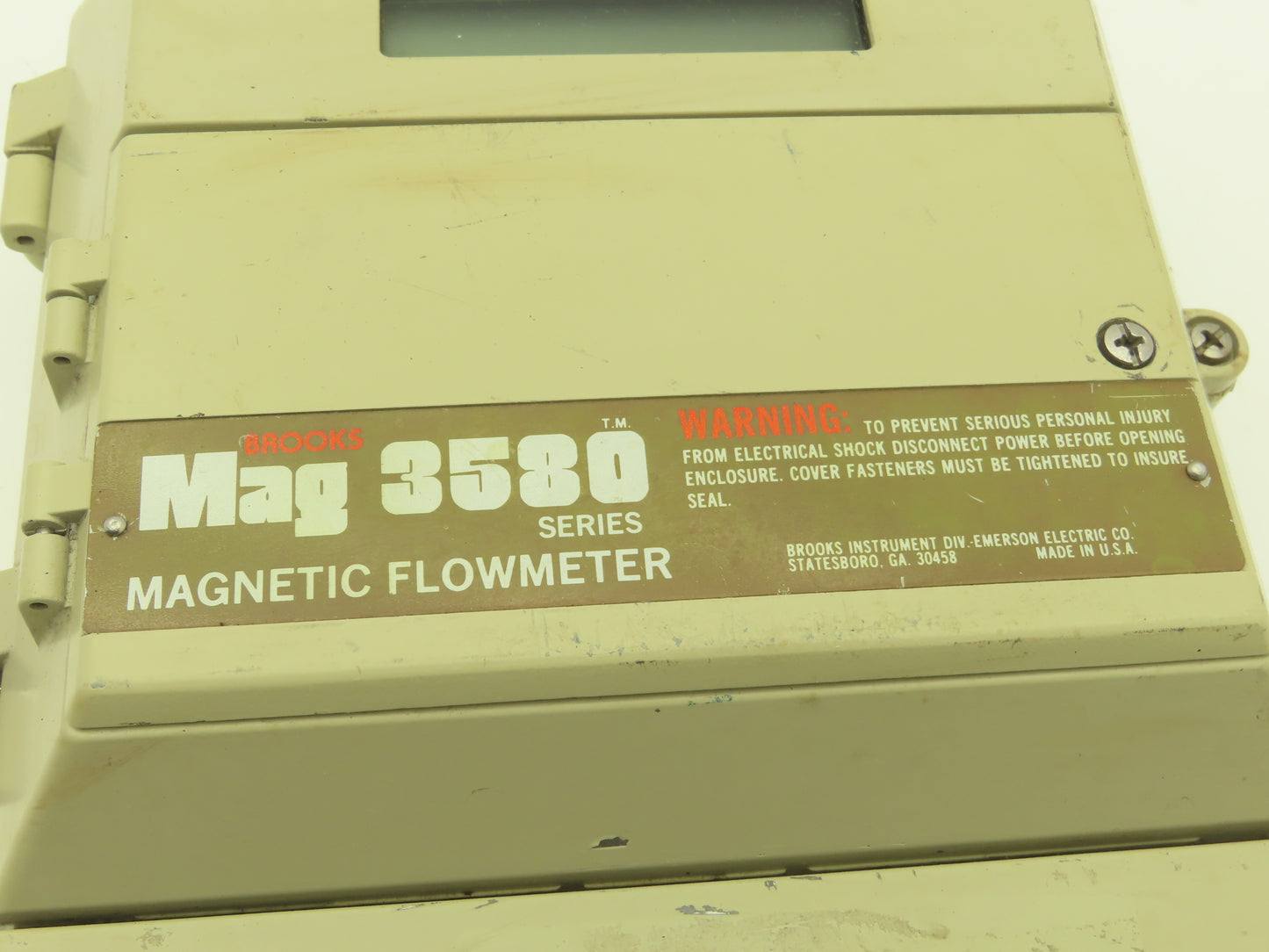 Brooks Mag 3580 Digital Magnetic Flowmeter Flow Transmitter 3585C2B4D1