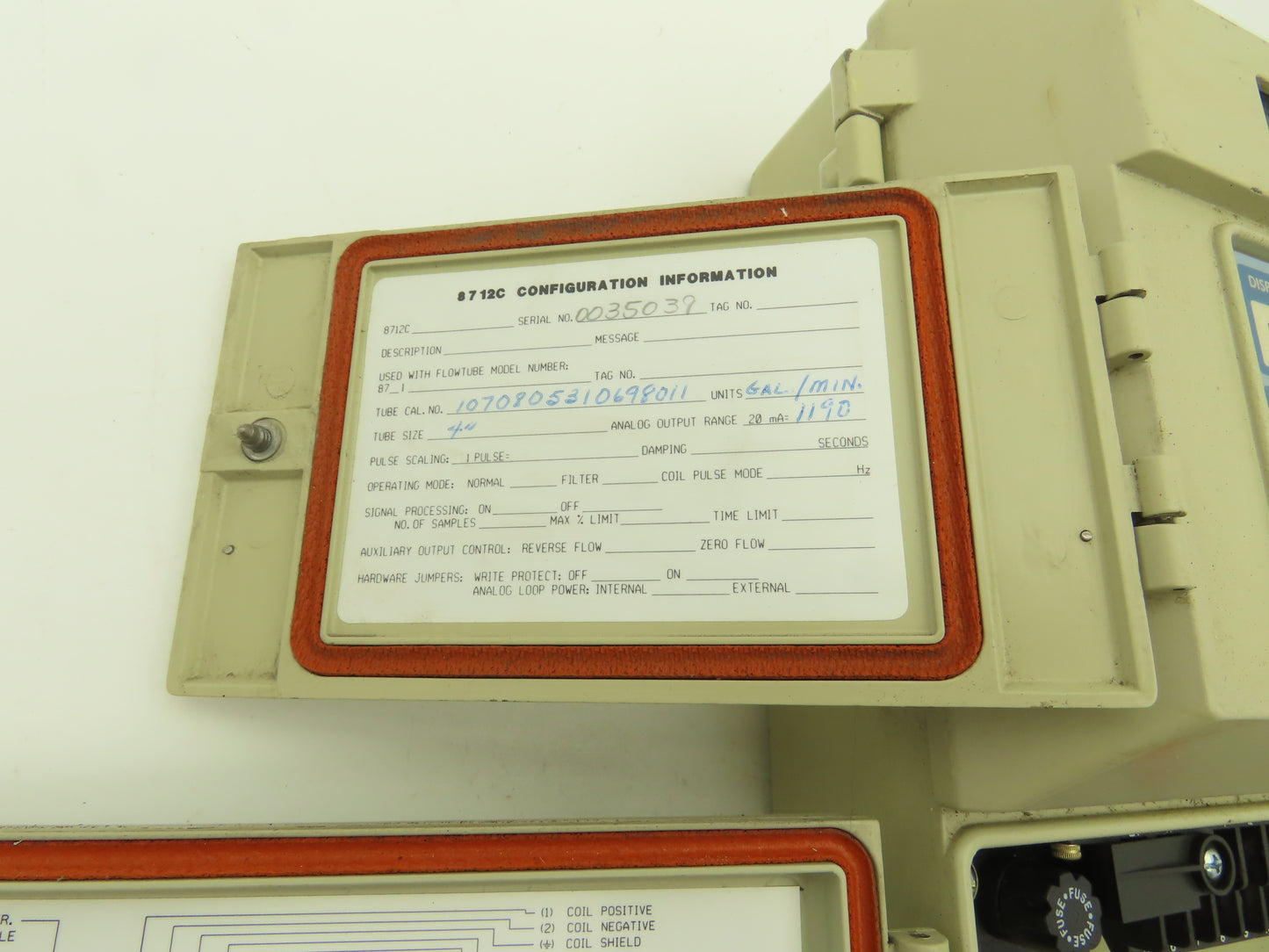 Brooks Mag 3580 Digital Magnetic Flowmeter Flow Transmitter 3585C2B4D1