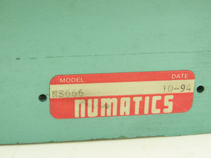 Numatics Numatrol NS666 Pneumatic Foot Pedal Floor Switch Spring Return LM5-0107