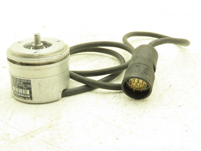 Heidenhain 376 846-08 Rotary Encoder With Cord 10mm Shaft ROD 426102402S12-03