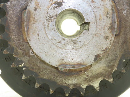 Solid Rubber Tire Lift 8-1/2"x 4" x 4" Chain Drive #50-28T Sprocket 1-1/8" Bore