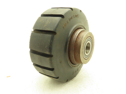 NA Solid Rubber Tire Lift 8-1/2"x 4"x4" Drive Sprocket #50-28T Bearing 1-1/8"