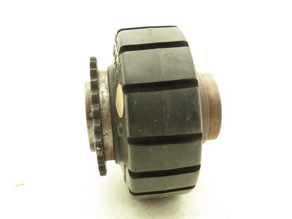 NA Solid Rubber Tire Lift 8-1/2"x 4"x4" Drive Sprocket #50-28T Bearing 1-1/8"