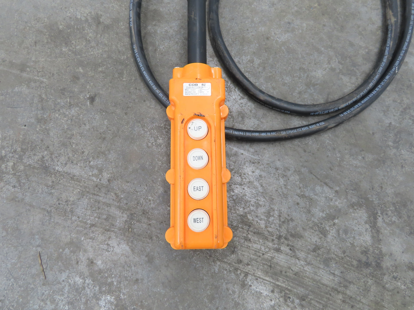 Shaw-Box 80L02025S16 Yale LiftTech Electric Cable Hoist 1 Ton 20' Lift 16FPM 3Ph