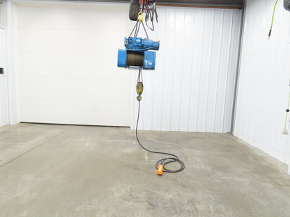 Shaw-Box 80L02025S16 Yale LiftTech Electric Cable Hoist 1 Ton 20' Lift 16FPM 3Ph