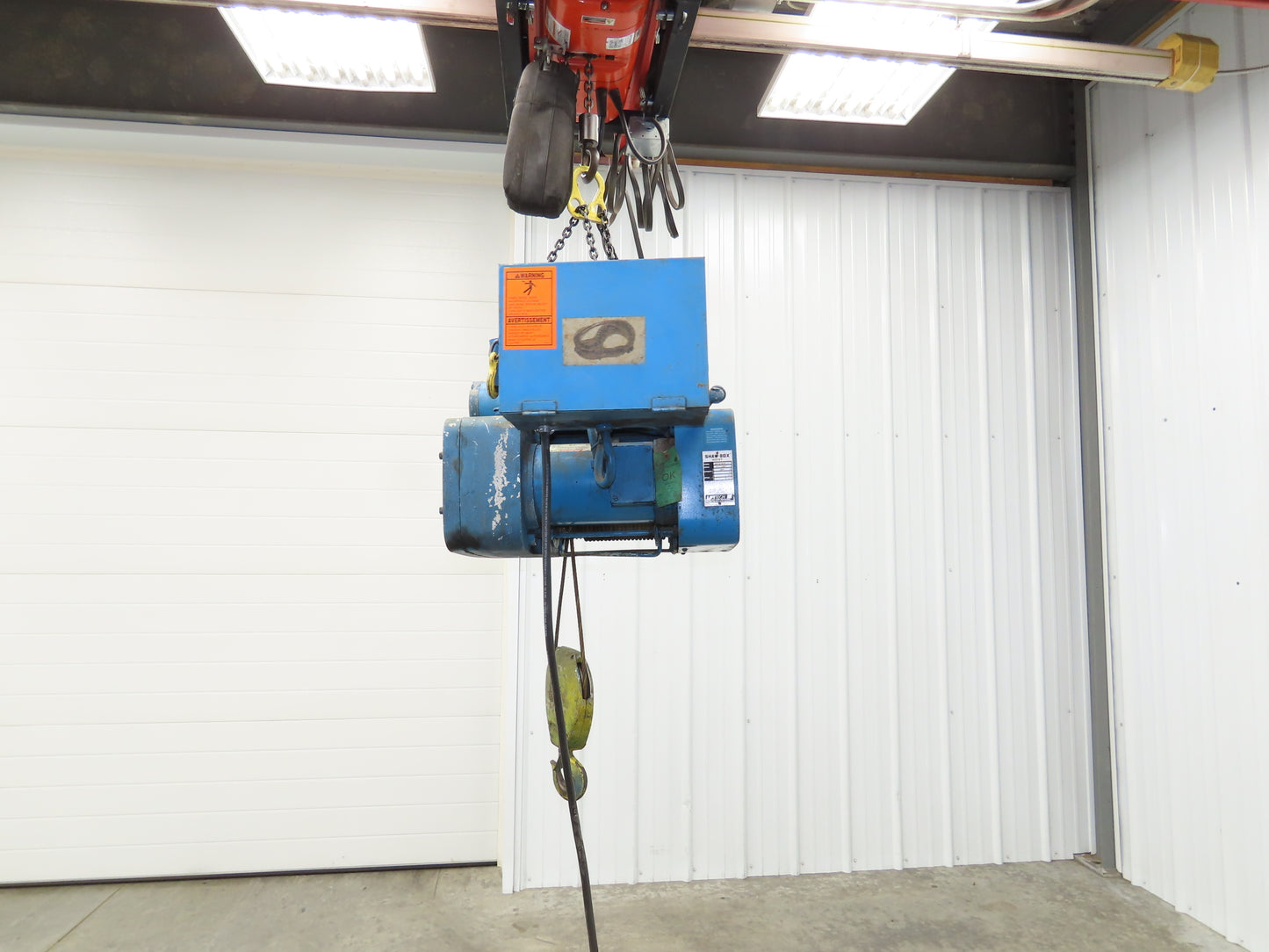 Shaw-Box 80L02025S16 Yale LiftTech Electric Cable Hoist 1 Ton 20' Lift 16FPM 3Ph