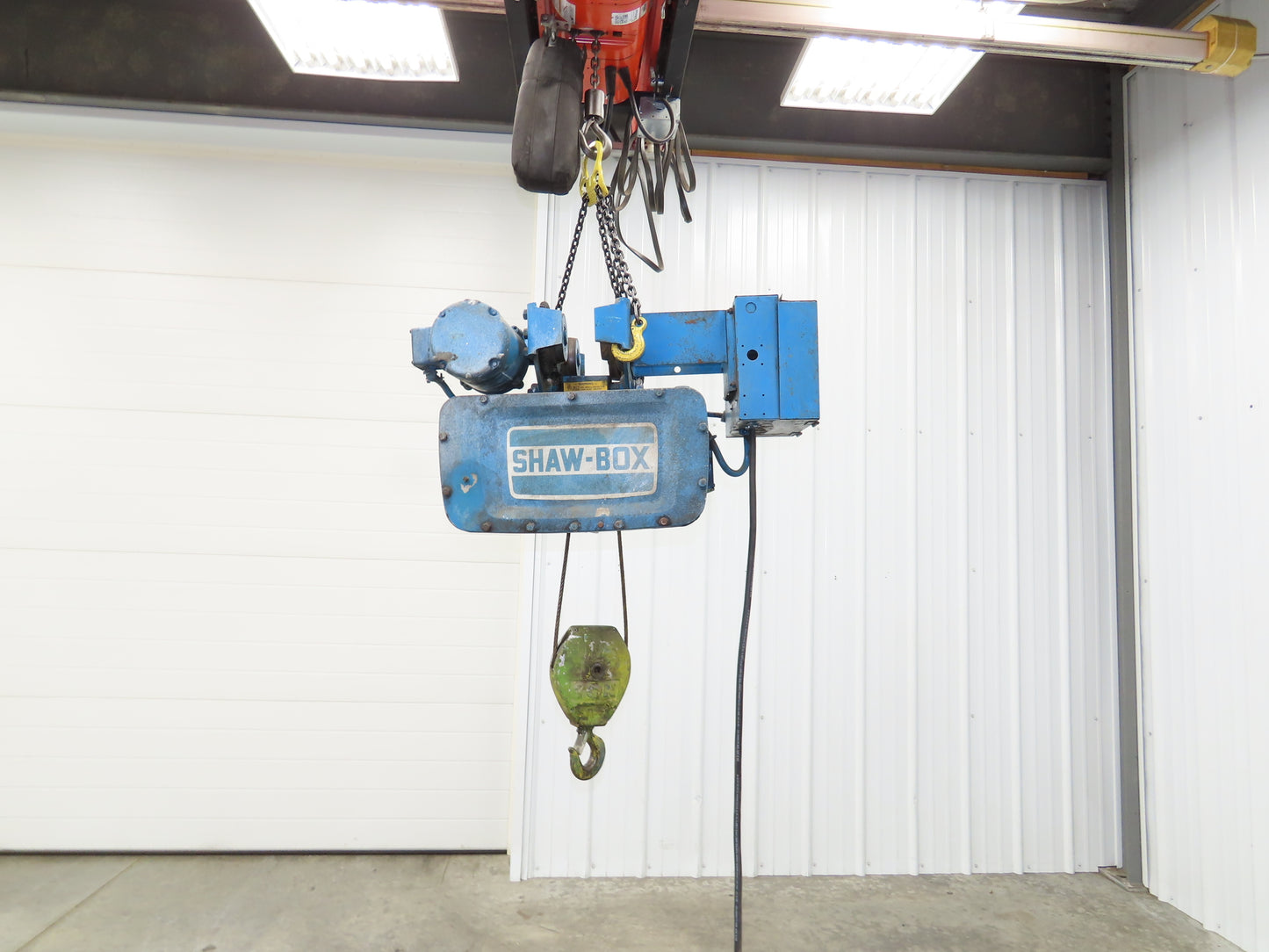 Shaw-Box 80L02025S16 Yale LiftTech Electric Cable Hoist 1 Ton 20' Lift 16FPM 3Ph