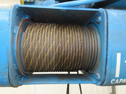 Shaw-Box 80L02025S16 Yale LiftTech Electric Cable Hoist 1 Ton 20' Lift 16FPM 3Ph