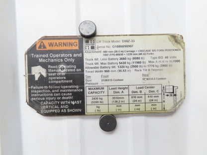 Hyster E60Z-33 Forklift Throttle Accelerator Pedal & Potentiometer