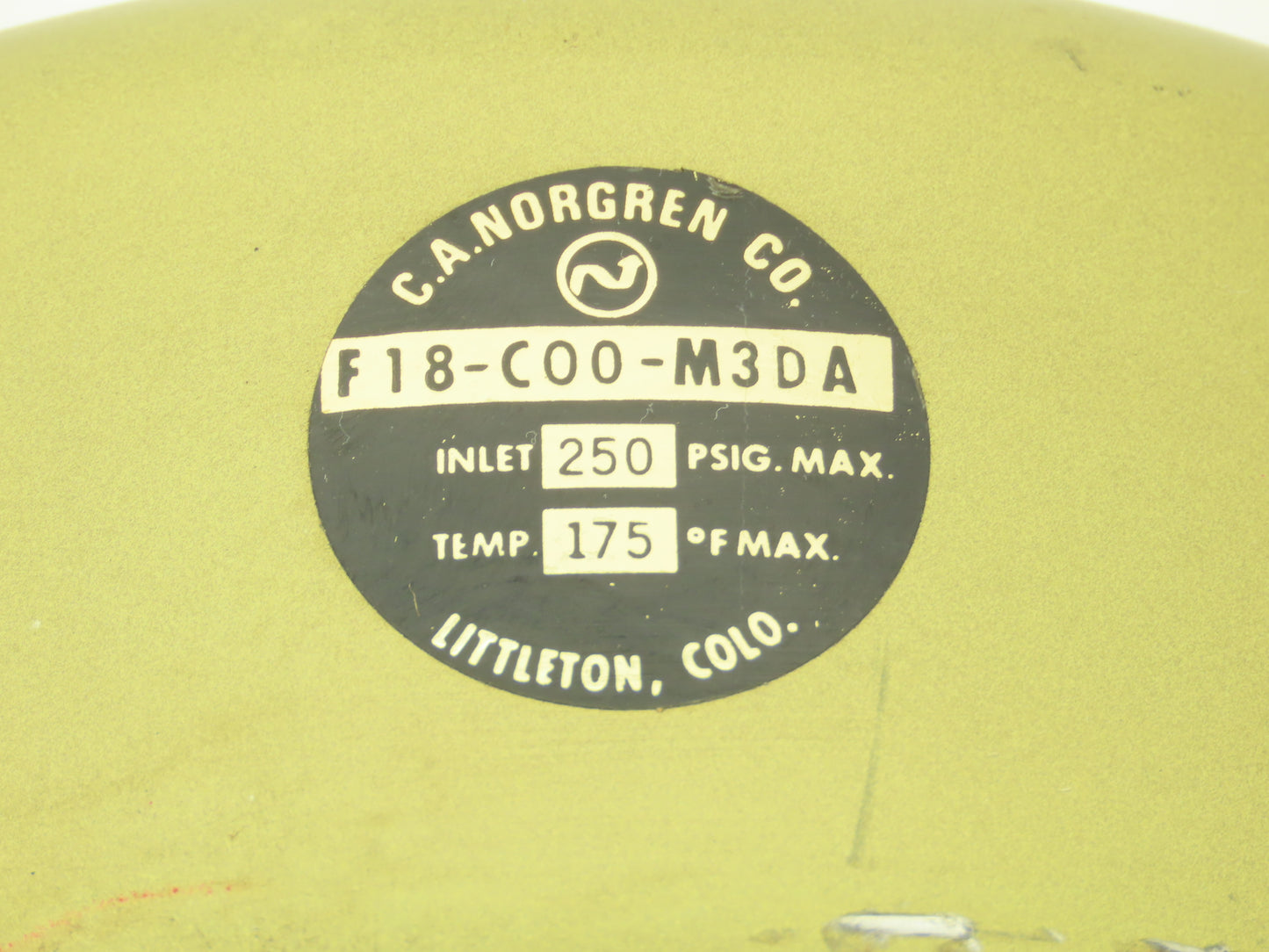 Norgren F18-C00-M3DA Compressed Air Line Filter 2"PTF 250PSI 40um w/Drain