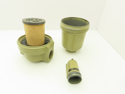 Norgren F18-C00-M3DA Compressed Air Line Filter 2"PTF 250PSI 40um w/Drain