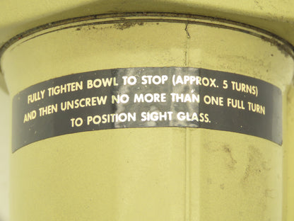 Norgren F18-C00-M3DA Compressed Air Line Filter 2"PTF 250PSI 40um w/Drain