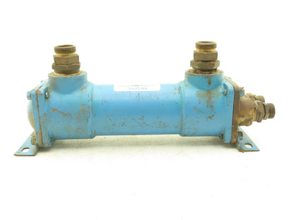 Vickers OCW-S-3-F-20  Oil Cooler Water Type Heat Exchanger 1" NPT  500 PSI