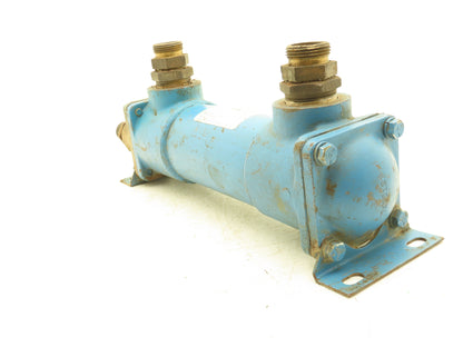 Vickers OCW-S-3-F-20  Oil Cooler Water Type Heat Exchanger 1" NPT  500 PSI