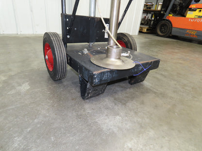 ARO 67120-P43 Pneumatic Extrusion Pump 6549 PSI 5 Gal Pail Lifter Unloader Cart