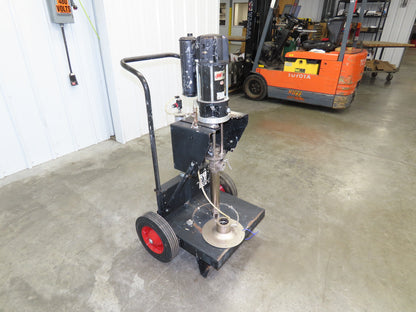 ARO 67120-P43 Pneumatic Extrusion Pump 6549 PSI 5 Gal Pail Lifter Unloader Cart