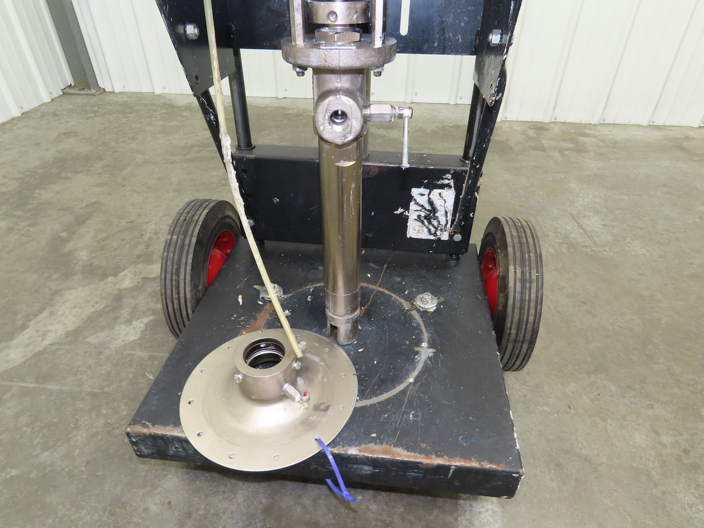 ARO 67120-P43 Pneumatic Extrusion Pump 6549 PSI 5 Gal Pail Lifter Unloader Cart