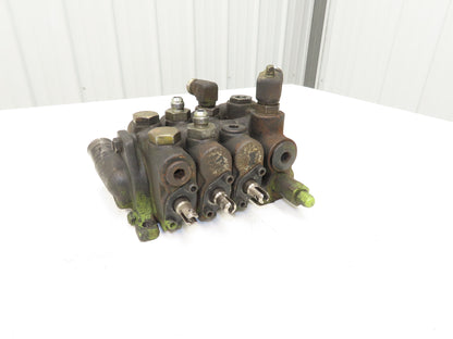 Shimadzu MSV04-3-7645 Hydraulic 3-Spool Forklift Mast Control Valve Off E60Z-33