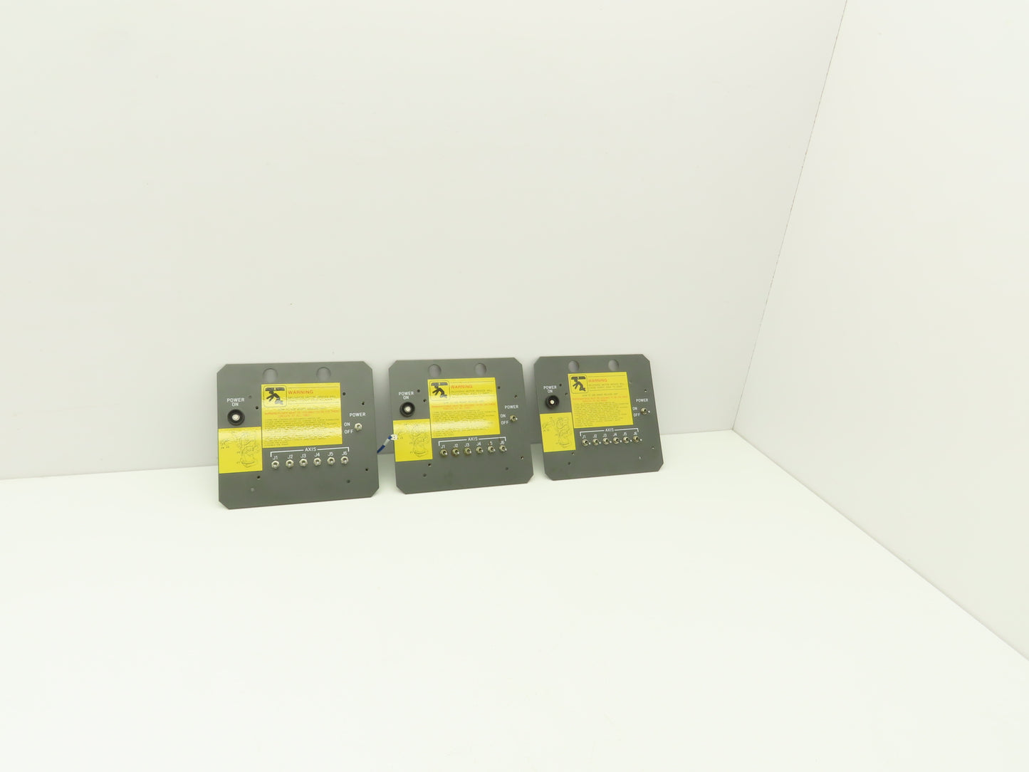 Fanuc A20B-1006-066 Circuit Board & Switches for Robotic Brake Release Lot of 3