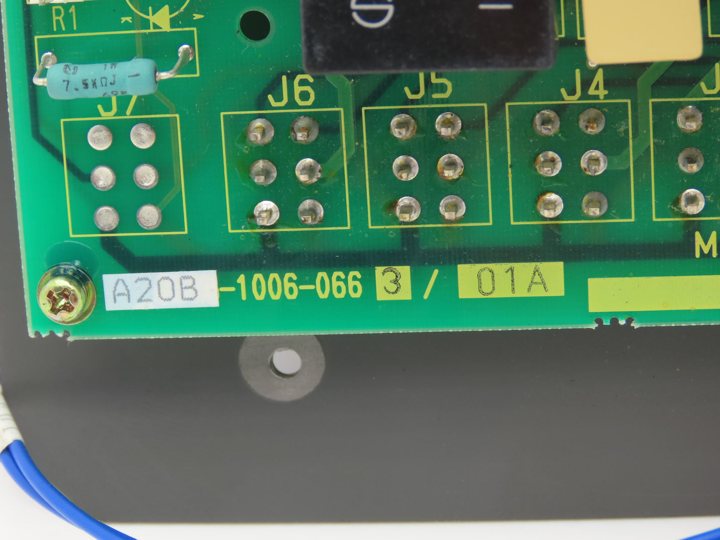 Fanuc A20B-1006-066 Circuit Board & Switches for Robotic Brake Release Lot of 3
