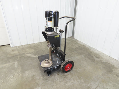 ARO 67120-P43 Pneumatic Extrusion Pump 6549 PSI 5 Gal Pail Lifter Unloader Cart